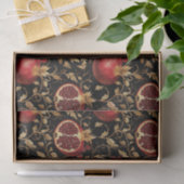 ザクロの楽園 – リッチなフローラシームレスなパターン 薄葉紙 (ギフト)