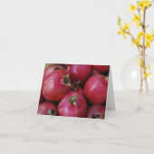 ザクロの甘さ カード (黄色い花)