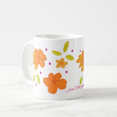 ザクロの花マグ コーヒーマグカップ (正面左)