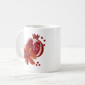 ザクロの花 コーヒーマグカップ (正面左)