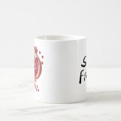 ザクロの花 コーヒーマグカップ (中央)