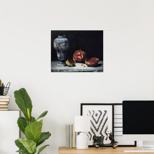 ザクロの静物詩 ポスター (ホームオフィス)