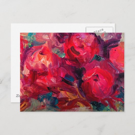 ザクロの ポストカード (正面/裏面)