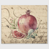 ザクロの ラッピングペーパー (フラット)