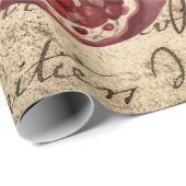 ザクロの ラッピングペーパー (ロールコーナー)