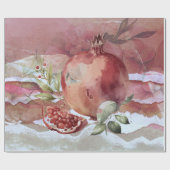 ザクロの ラッピングペーパー (フラット)