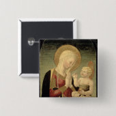 ザクロを持つマドンナそして子供 缶バッジ (正面&裏面)