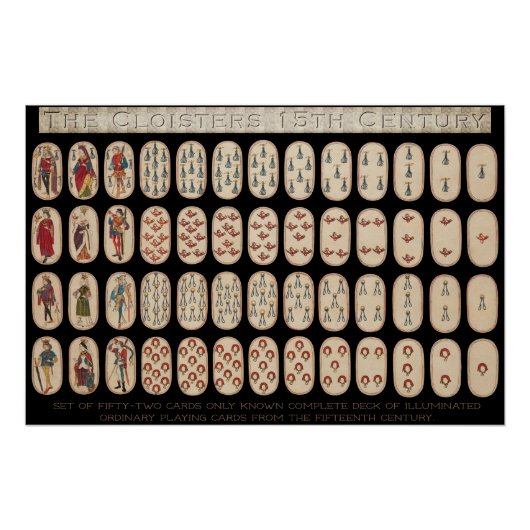 ザクロイスターズ15世紀ヴィンテージ ポスター (正面)