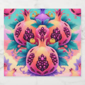 ザクロカラフルナテ スパークリングワインラベル (シングルラベル)