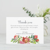 ザクロカラフルンの葬儀サンキューカード サンキューカード (スタンド正面)