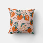 ザクロカラフルン酸パターン クッション (正面)