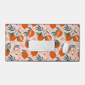 ザクロカラフルン酸パターン デスクマット (キーボード&マウス)