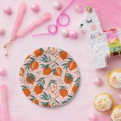 ザクロカラフルン酸パターン ペーパープレート (パーティー)