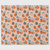 ザクロカラフルン酸パターン ラッピングペーパー (フラット)