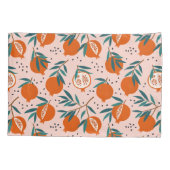 ザクロカラフルン酸パターン 枕カバー (裏面-左)