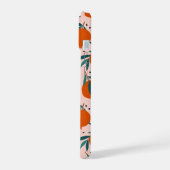 ザクロカラフルン酸パターン iPhone 15ケース (左側面)