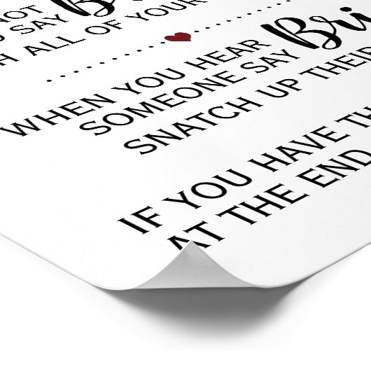 ザクロサピンゲームブライダルシャワーマルサラ徴候 ポスター (角)