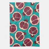 ザクロターコイズ キッチンタオル (縦)