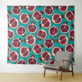 ザクロターコイズ タペストリー (インサイチュ(横))