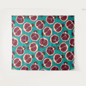 ザクロターコイズ タペストリー (正面(横))