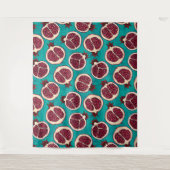 ザクロターコイズ タペストリー (正面)