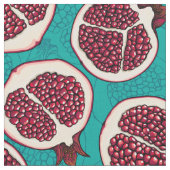 ザクロターコイズ ファブリック (クローズアップ)