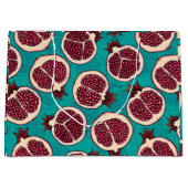 ザクロターコイズ ラージペーパーバッグ (正面)