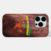 ザクロダディクロフィッシュマルディグラおもしろい Case-Mate iPhoneケース (裏面 (横))