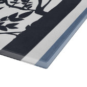 ザクロチャラー付き鳥と木 カッティングボード (角)