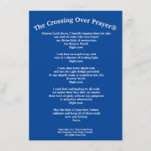 ザクロッシングオーバー祈りの言葉カード エンクロージャーカード (正面)