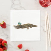 ザクロッ王室のク – ジュエルアリゲーター スタンダードランチョンナプキン (インサイチュ)