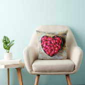 「ザクロハートフルーツ」かわいい写真。買今 クッション (椅子)