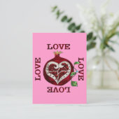 ザクロハートラブバレンタイン シーズンポストカード (スタンド正面)