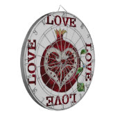 ザクロハートラブバレンタイン ダーツボード (正面左)