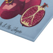 ザクロパーソナライズされたナートChalah Board カッティングボード (角)