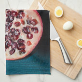 ザクロビーガンフルーツグルメグルメお土産 キッチンタオル (四つ折り)