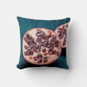 ザクロビーガンフルーツグルメグルメお土産 クッション (正面)