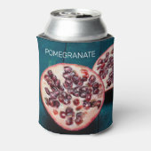 ザクロビーガンフルーツグルメグルメお土産 缶クーラー (缶裏面)