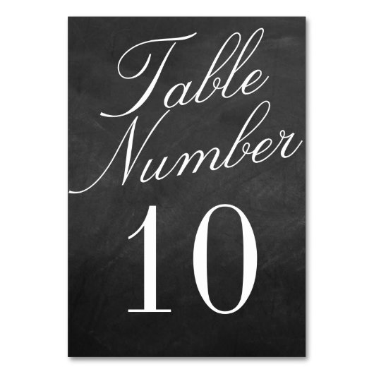 ザクロファンシーック結婚ボード テーブルナンバー (正面)