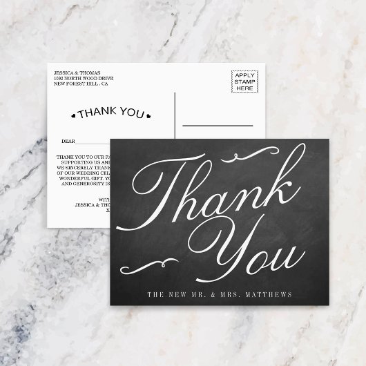 ザクロファンシーック結婚ボード ポストカード