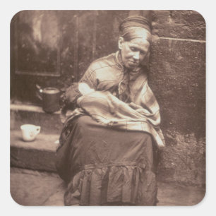 ザクロラーズ、「ロンドンの通り生活」から、1877年~7年 スクエアシール