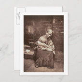 ザクロラーズ、「ロンドンの通り生活」から、1877年~7年 ポストカード (正面/裏面)