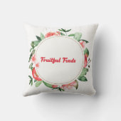 ザクロリース装飾用クッション | 喜び クッション (裏面)