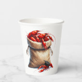 ザクロ卒業パーティーのカスタム袋 紙コップ (裏面)