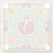 ザクロ愛 ガラスコースター (裏面)