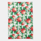 ザクロ果実パターン キッチンタオル (縦)
