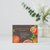 ザクロ果実市場 名刺 (スタンド正面)