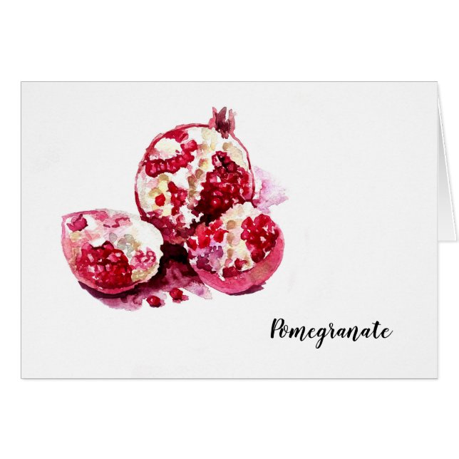 ザクロ果実水の色の装飾。 (正面横)