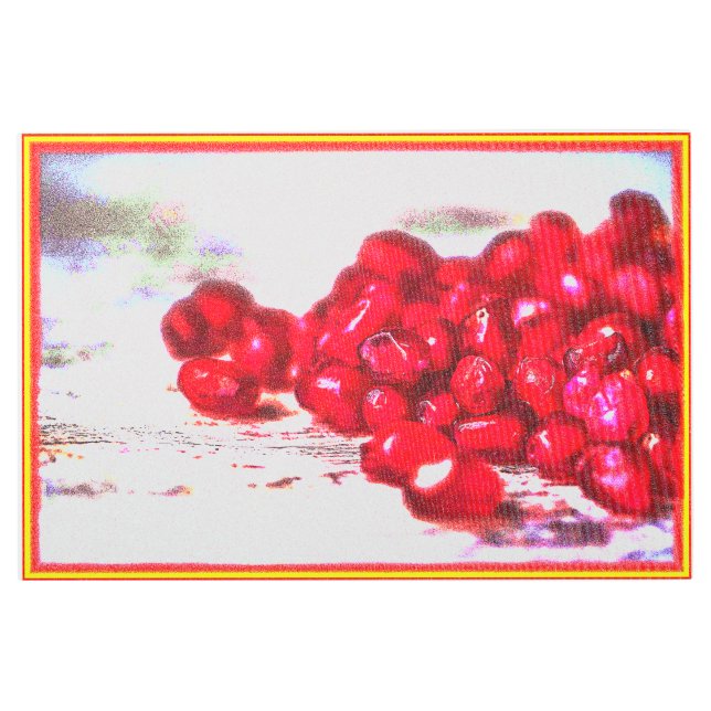 「ザクロ果実」かわいい写真。買今 メタルプリント (正面)