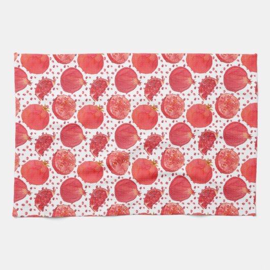 ザクロ果実 キッチンタオル (横)